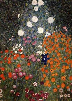 Gustav Klimt : Flower Garden